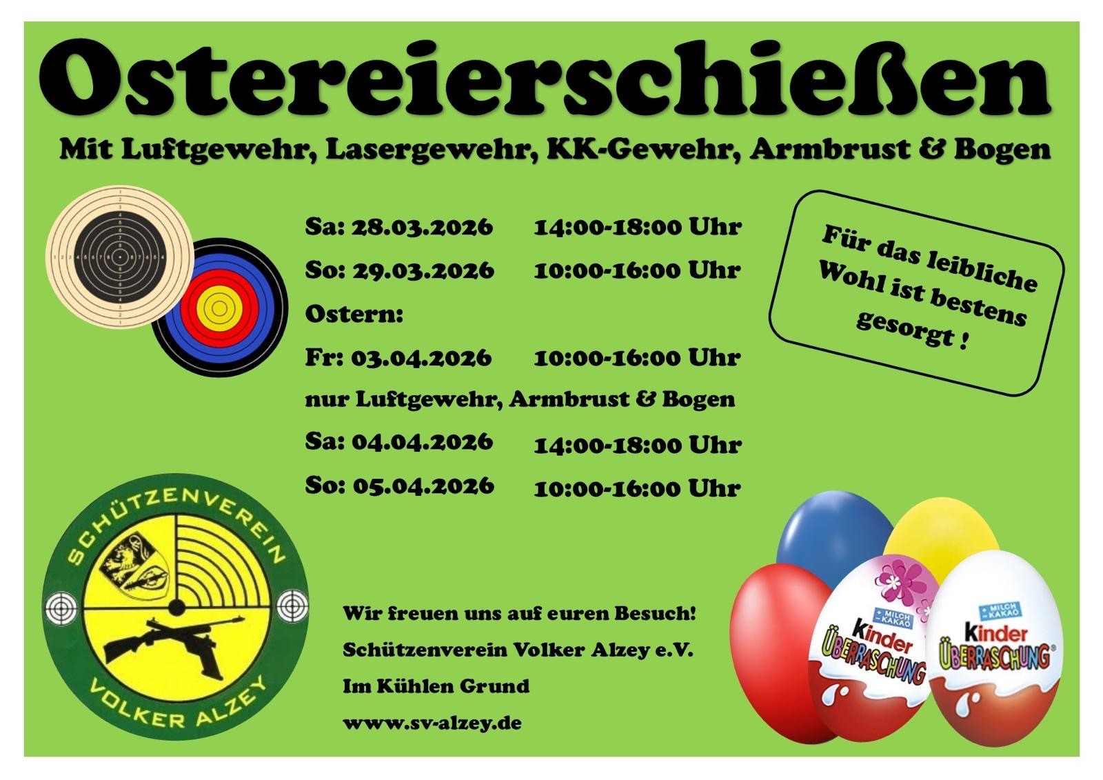 WG: Ostereierschiessen 2026